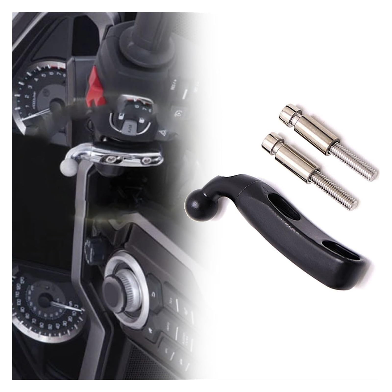 Halterung Navigation Für H&Arley Für Davidson Für Street Für Glide (EFI) FLHX Für Trike FLHXXX GPS-Telefonhalter Drahtlose Ladenavigationshalterung(C) von KPVPERPZDF