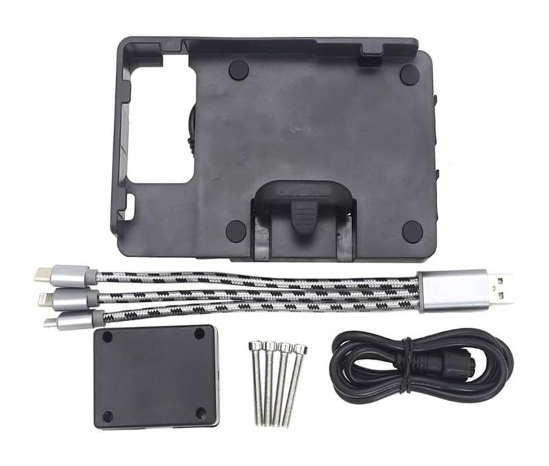 Halterung Navigation Für K&YMCO Für AK550 AK550 Ak550 Motorrad Zubehör Telefon Halter Stehen GPS Halterung Navigation Halterung(USB Charging) von KPVPERPZDF