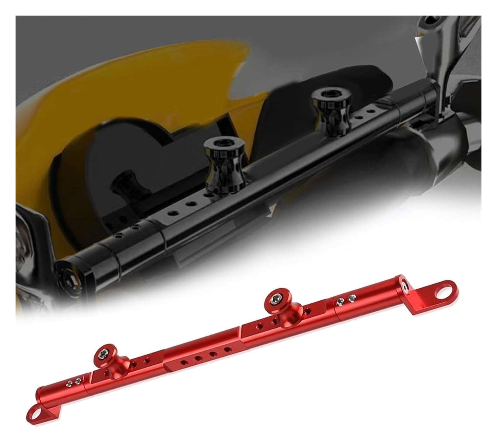 Halterung Navigation Für Kawa&saki Für V&ersys 650 1000 Für Versys-X300 2008-2020 Motorrad Lenker Balance Bar Lenkhebel Navigation Halterung(rot) von KPVPERPZDF