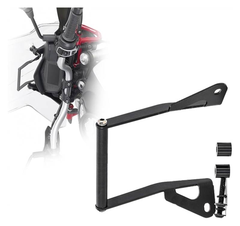 Halterung Navigation Für Moto Für Guzzi V85 TT V85TT 2019 2020 Motorrad Ständer Halter Telefon Handy GPS Navigation Platte Halterung Zubehör(12mm Support) von KPVPERPZDF