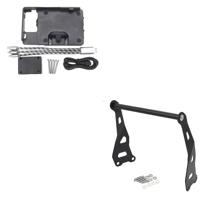 Halterung Navigation Für ROYAL Für Enfield Für Himalayan 2016-2020 Ständer Halter Telefon Handy GPS Navigation Platte Halterung Motorrad Telefon Montieren(B and 12mm) von KPVPERPZDF