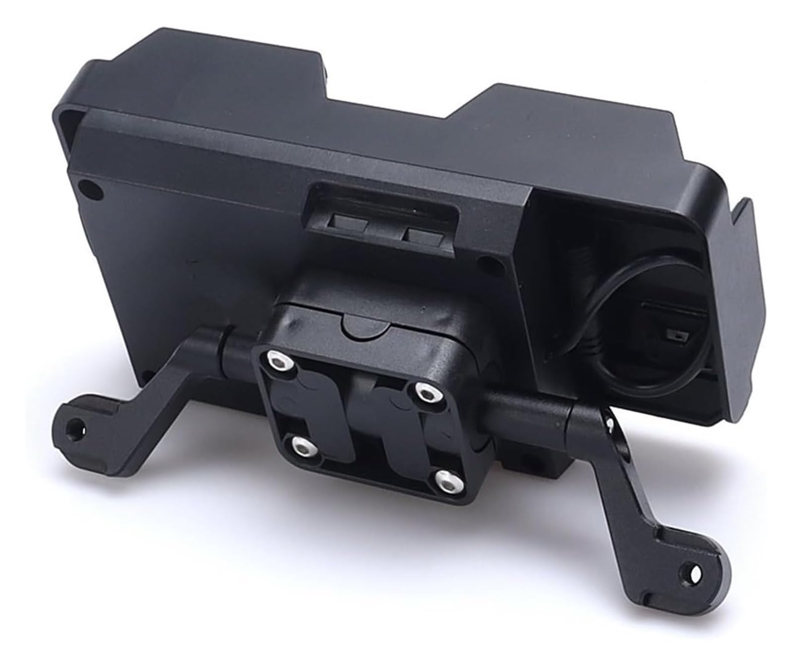 Halterung Navigation Für Tiger 1200 Für Tiger1200 GT Für Pro 2023-12 MM/22 MM Handy-Navigation Halterung Unterstützung Handy Halter Handy Halterung(Wireless Black 12MM) von KPVPERPZDF