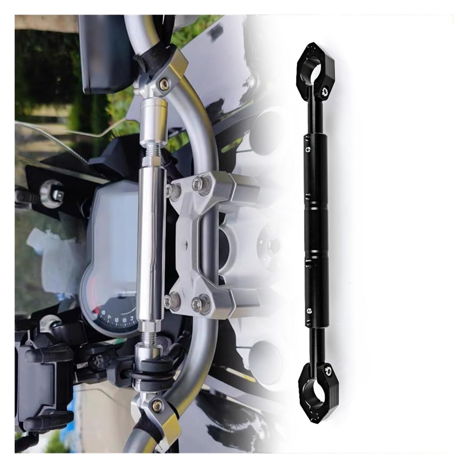Halterung Navigation Für XADV750 XADV X-ADV 750 2017-2023 Lenker Balance Bar Lenkung Hebel Navigation Halterung GPS(A Black) von KPVPERPZDF