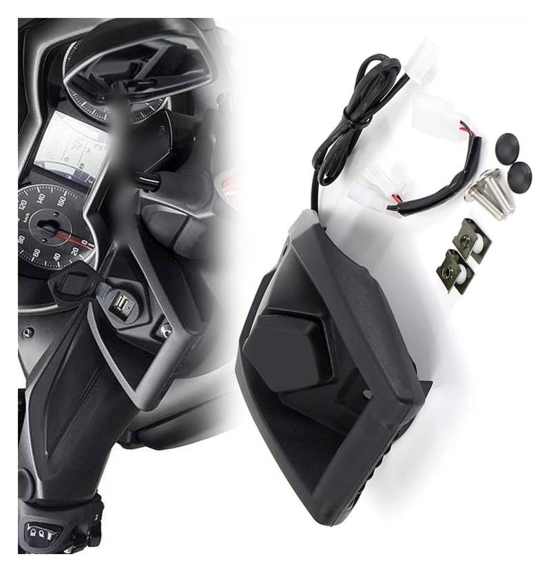 Halterung Navigation Für Y&amaha X-MAX 125 2018-2021 Motorrad GPS-Telefon-Navigationshalterung USB-Ladeanschlusshalterhalterung(B) von KPVPERPZDF