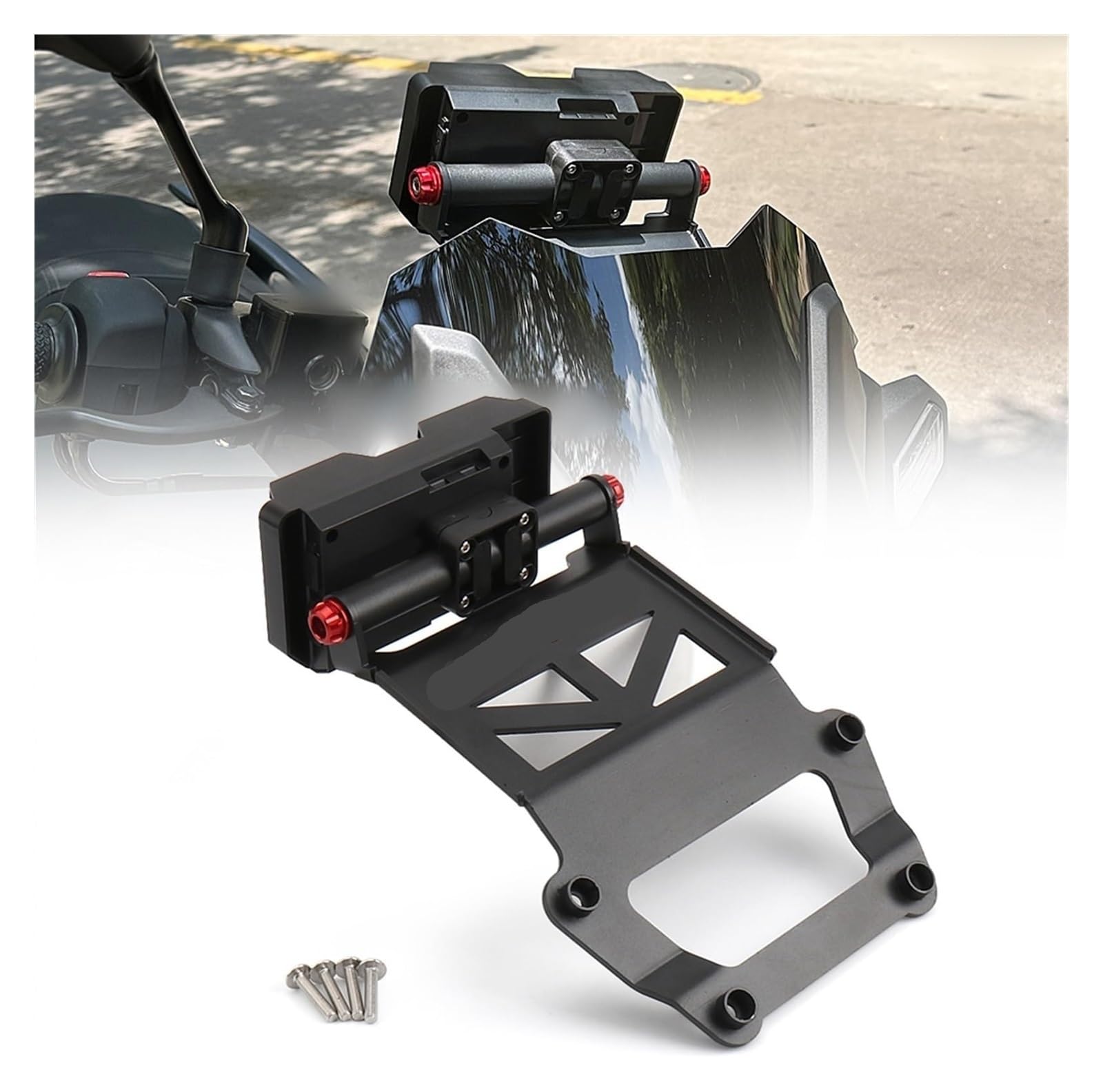 Halterung Navigation Für Y&amaha X-MAX 300 Xmax 300 XMAX300 2023 Fronttelefonhalter 22MM Mobile Navigation GPS-Halterung Standplattenunterstützung(1 Set) von KPVPERPZDF