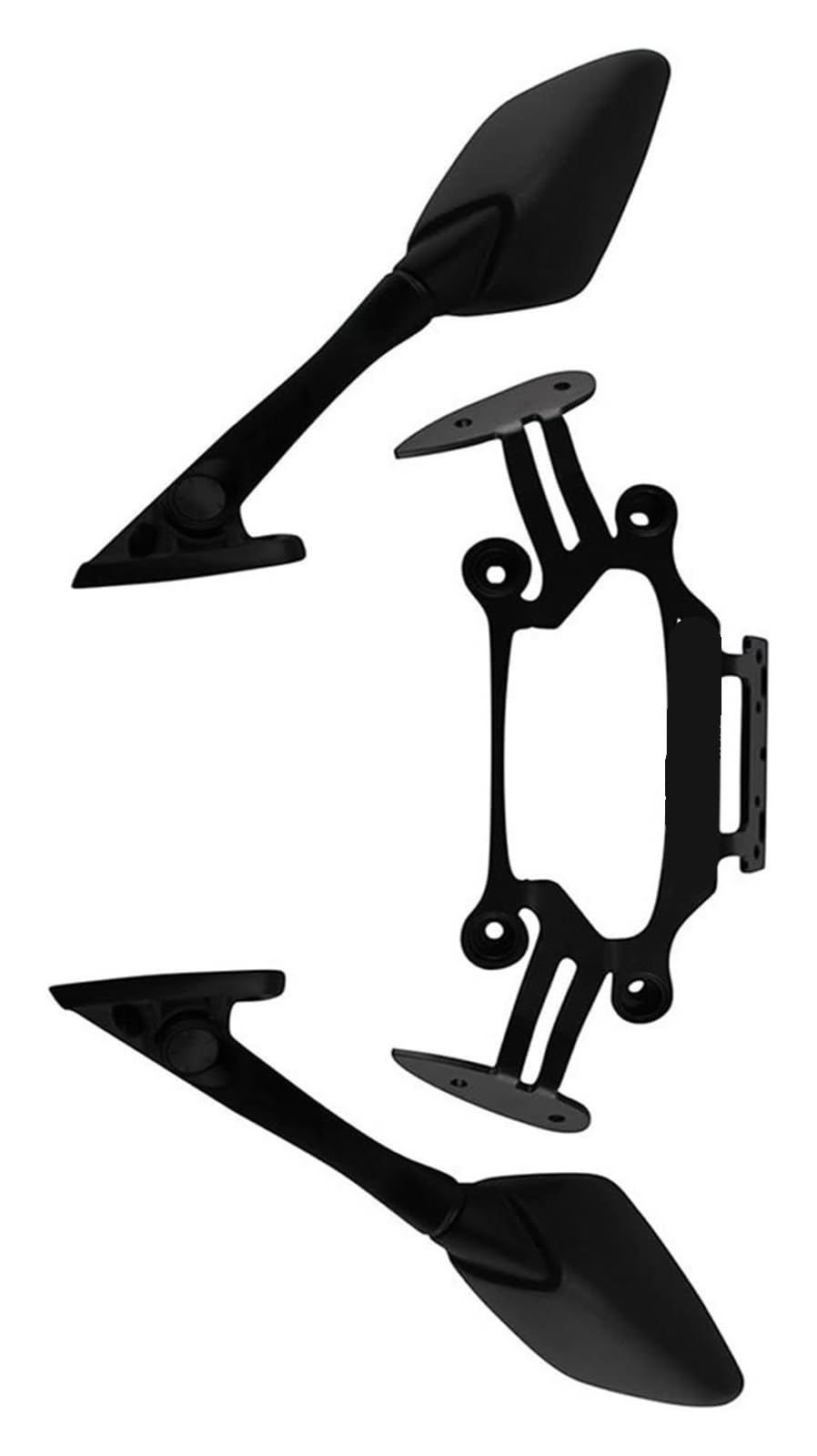 Halterung Navigation Für Y&amaha XMAX250 300 400 125 2017-2020 Motorradständerhalterung Handy GPS-Navigationsplattenhalterung Rückspiegel Set(Smooth Set) von KPVPERPZDF