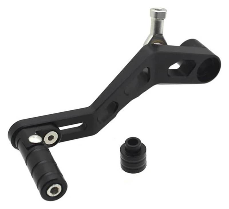 Motorrad Fußrasten Für CBR650R 2018 2019 2020 2021 2022 2023 Motorrad Aluminium Einstellbare Klapp Schalthebel Schaltpedal Hebel Pedal Fuss Pflöcke(Schwarz) von KPVPERPZDF