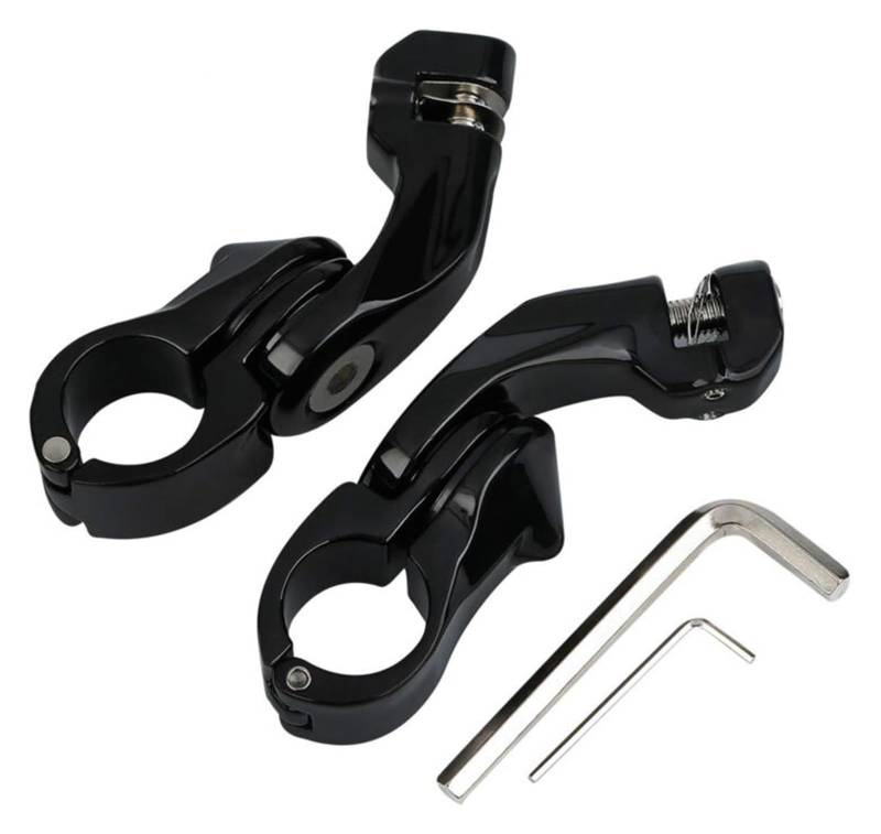Motorrad Fußrasten Für K&awasaki Fußrasten Fußstützen Fußrasten Motorrad Universal 32 Mm Verstellbare Highway-Fußstütze Pedal Fuss Pflöcke(5) von KPVPERPZDF