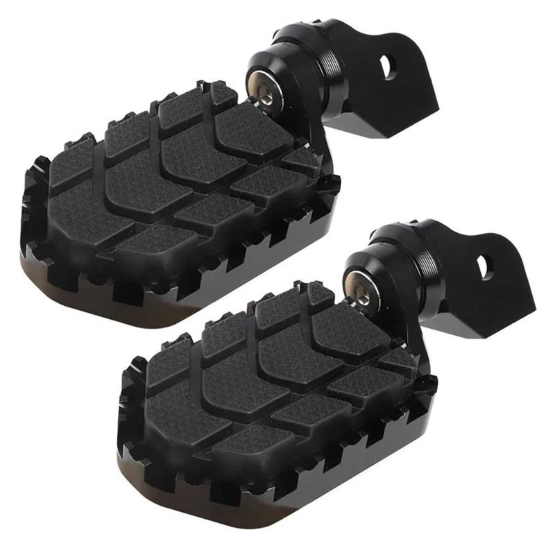 Motorrad Fußrasten Für R1250GS LC R1250GS LC Für Adventure 2018 2019 2020 2021 2022 2023 Motorrad Hintere Fußrasten Fußstütze Breite Billet Fußstützen Rasten Pedal Fuss Pflöcke(Schwarz) von KPVPERPZDF