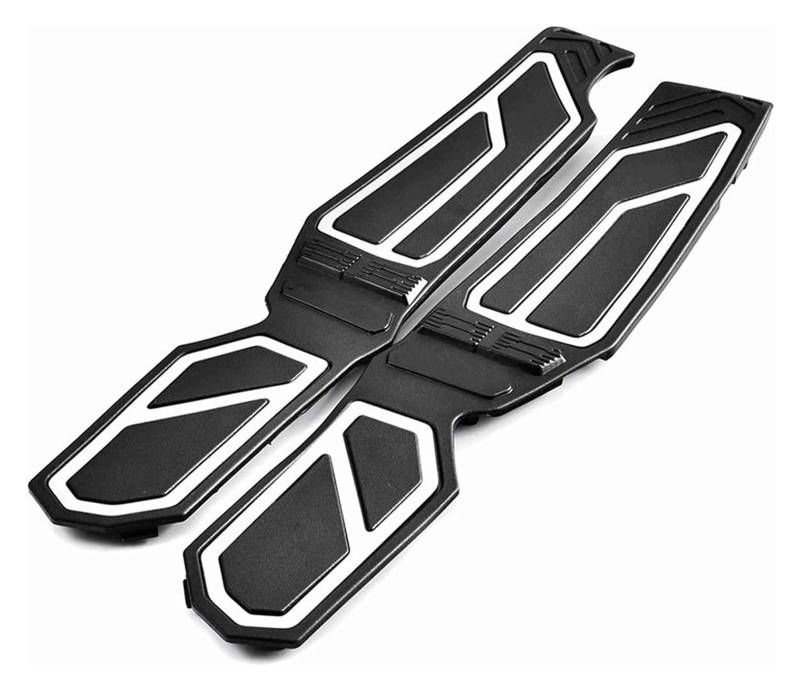 Motorrad Fußrasten Für X-ADV 750 2017-2022 Motorrad Fußstütze Fußstütze Pads Pedal Platte Bord Pedale Trittbrett Motorrad hinten Fußrasten Pedal Fuss Pflöcke(Silber) von KPVPERPZDF