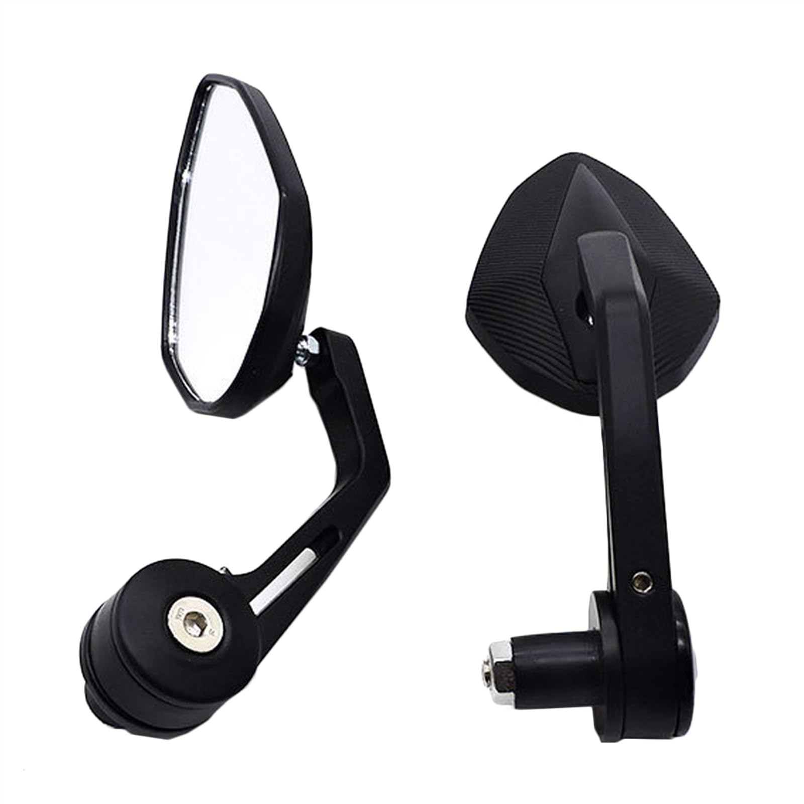 Motorrad Rückspiegel Universal Für 7/8 "22mm Motorrad Rearview Außenspiegel Lenker Bar End Spiegel Für Motorrad Elektrische Fahrrad Rückseitenspiegel(2) von KPVPERPZDF