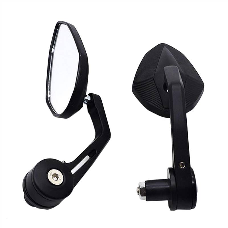 Motorrad Rückspiegel Universal Für 7/8 "22mm Motorrad Rearview Außenspiegel Lenker Bar End Spiegel Für Motorrad Elektrische Fahrrad Rückseitenspiegel(2) von KPVPERPZDF