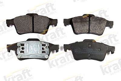 Kraft Automotive Bremsbelagsatz, Scheibenbremse [Hersteller-Nr. 6015105] für Citroën, Ford, Jaguar, Mazda, Nissan, Opel, Renault, Saab, Vauxhall, Volv von KRAFT AUTOMOTIVE