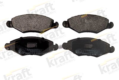 Kraft Automotive Bremsbelagsatz, Scheibenbremse [Hersteller-Nr. 6005680] für Citroën, Peugeot von KRAFT AUTOMOTIVE