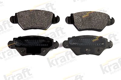 Kraft Automotive Bremsbelagsatz, Scheibenbremse [Hersteller-Nr. 6011500] für Opel von KRAFT AUTOMOTIVE
