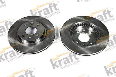 Kraft Automotive Bremsscheibe [Hersteller-Nr. 6045070] für Dacia, Nissan, Renault von KRAFT AUTOMOTIVE
