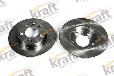 Kraft Automotive Bremsscheibe Hinterachse Voll [Hersteller-Nr. 6050180] für Audi, Seat, Skoda, VW von KRAFT AUTOMOTIVE