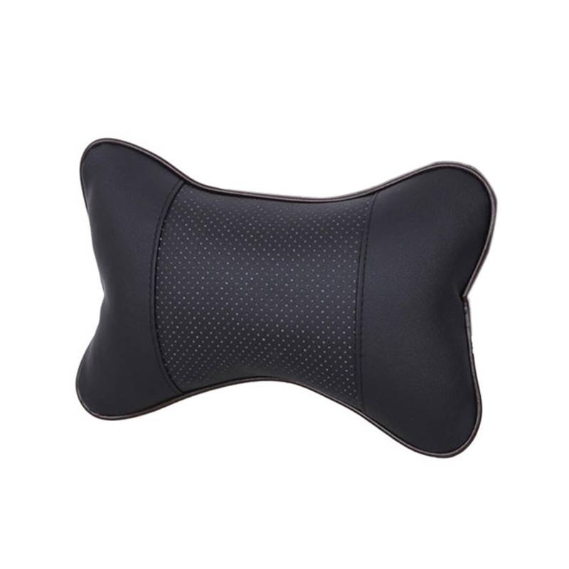 1PC Nackenkissen Knochen Autopflege Auto Autositz Kopf Nackenstütze Kissen Kopfstütze Kissen Pad Kopfstütze Nackenkissen Sitzbezug # RJ1(Black) von KRALPOTIX