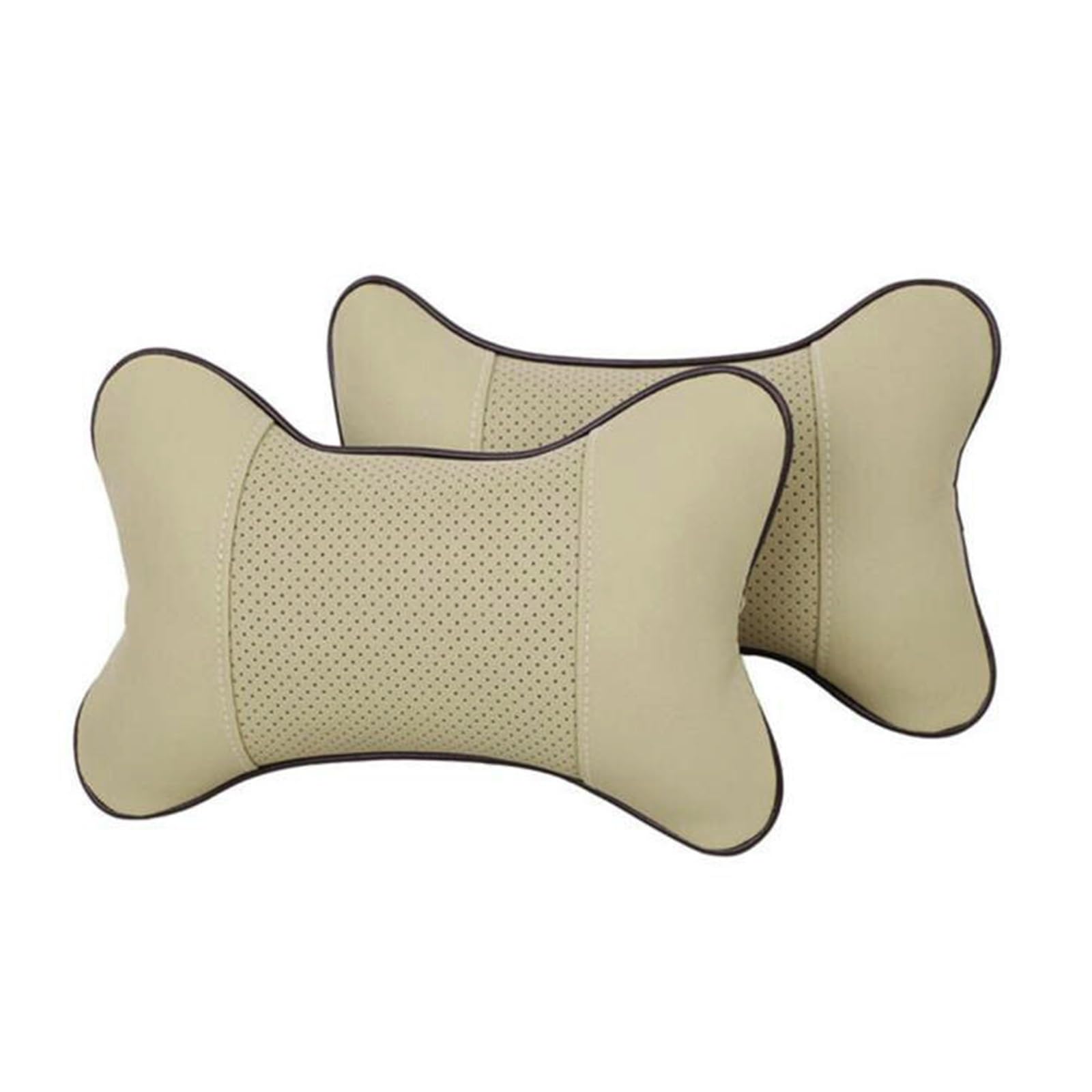 1PC Nackenkissen Knochen Autopflege Auto Autositz Kopf Nackenstütze Kissen Kopfstütze Kissen Pad Kopfstütze Nackenkissen Sitzbezug # RJ1(Khaki) von KRALPOTIX