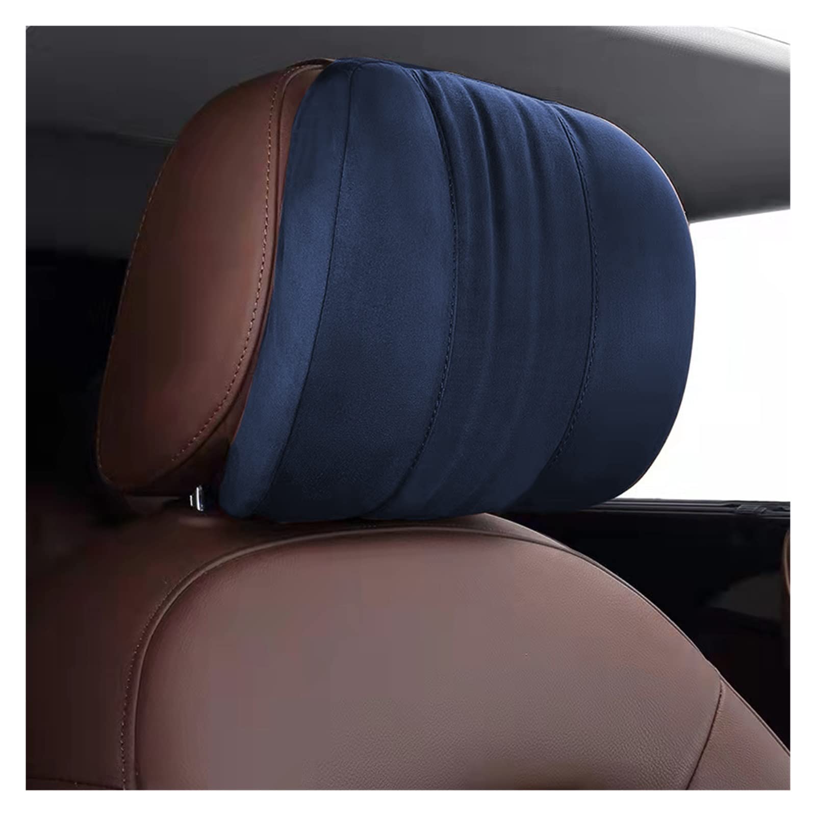 Kopfstützenkissen for Autositze, Nackenkissen for Autos, Kopfstützenkissen for Autos, Autozubehör, Innenausstattung, Autositzkissen, Autokopfpolster, kompatibel mit Forbell(Blue) von KRALPOTIX