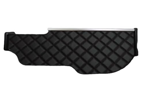 KRAM-TRUCK Tisch Kompatibel mit Man TGX 2007-2020 Trucks Holztisch Gesteppte, bestickte LKW-Cockpitabdeckung (SCHWARZ) von KRAM-TRUCK