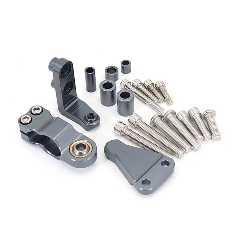 KRFDSV Lenkungsdämpfe Stabilizer Kompatibel Mit Aprilia Für RS660 2021 2022 2023 Motorrad CNC Stoßdämpfer Lenkungsstabilisator Linear Invertiert Montage BRAC Zubehör(B) von KRFDSV