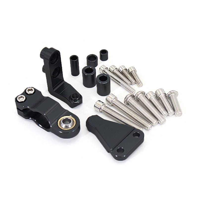 KRFDSV Lenkungsdämpfe Stabilizer Kompatibel Mit Aprilia Für RS660 2021 2022 2023 Motorrad CNC Stoßdämpfer Lenkungsstabilisator Linear Invertiert Montage BRAC Zubehör(C) von KRFDSV