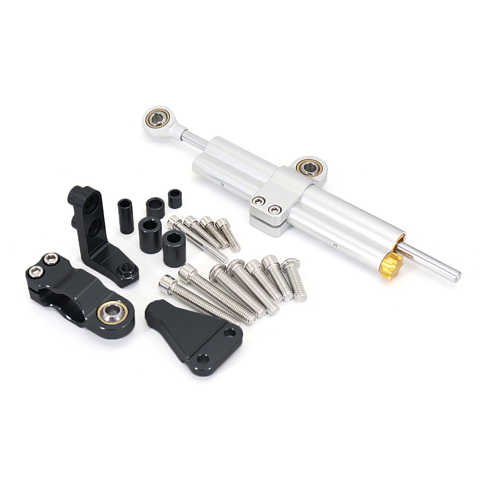 KRFDSV Lenkungsdämpfe Stabilizer Kompatibel Mit Aprilia Für RS660 2021 2022 2023 Motorrad CNC Stoßdämpfer Lenkungsstabilisator Linear Invertiert Montage BRAC Zubehör(G) von KRFDSV
