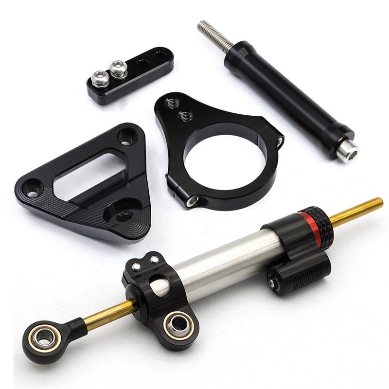 KRFDSV Lenkungsdämpfe Stabilizer Kompatibel Mit CBR250RR 2019-2023 Motorradzubehör CNC Carbon Lenkungsdämpfer Montagehalterung Moto Lenkungsdämpfer Stoßdämpfer(B) von KRFDSV