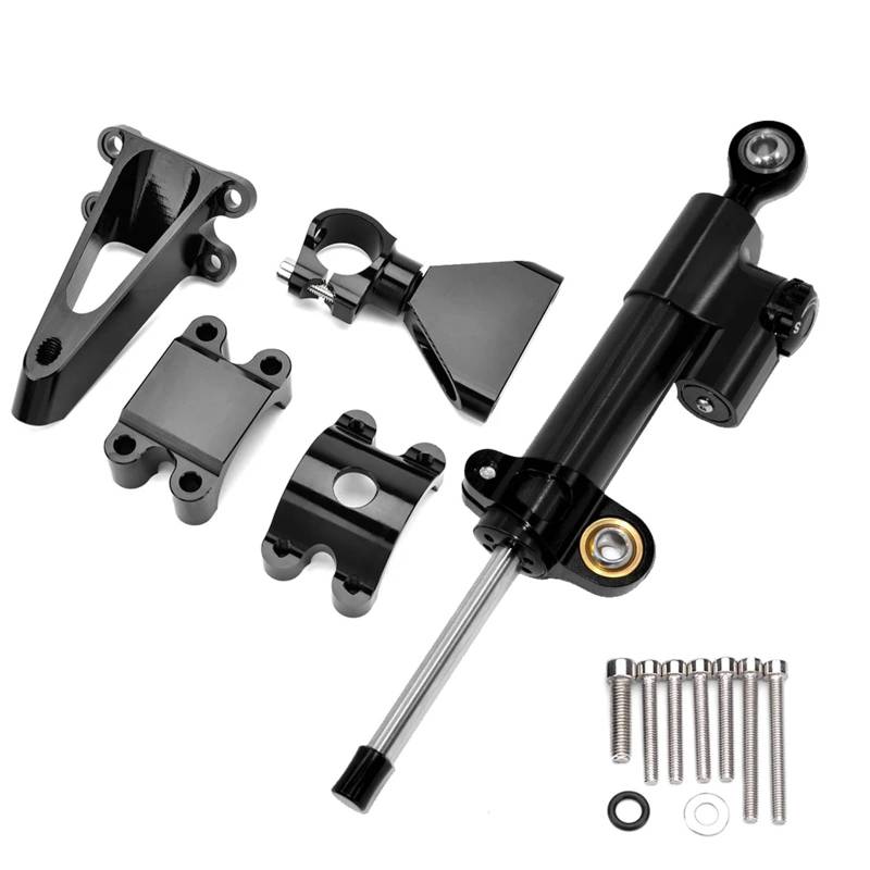 KRFDSV Lenkungsdämpfe Stabilizer Kompatibel Mit CBR600 Für F4i 1999-2004 Motorrad-Lenkungsstabilisierungsdämpferhalterung Moto-Lenkungsdämpfer-Stoßdämpfer-Motorradzubehör von KRFDSV