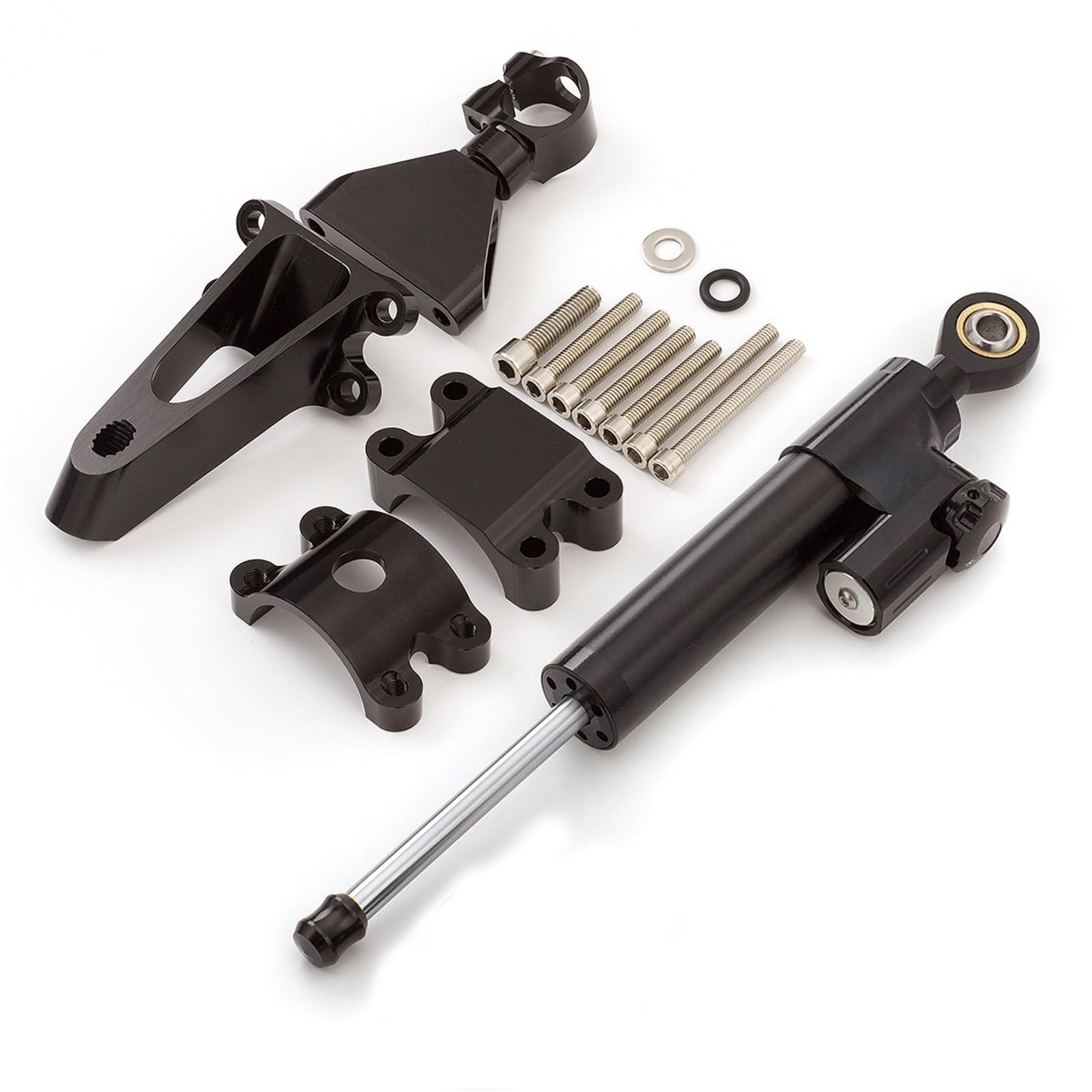 KRFDSV Lenkungsdämpfe Stabilizer Kompatibel Mit CBR600 Für F4i 1999-2007 Lenkungsdämpfer-Stabilisator Motorrad-Dämpfer-Halterungs-Unterstützungs-Kit Moto-Lenkungsdämpfer-Stoßdämpfer(C) von KRFDSV