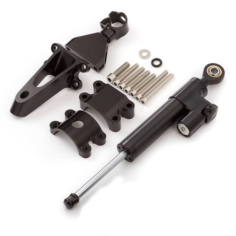KRFDSV Lenkungsdämpfe Stabilizer Kompatibel Mit CBR600 Für F4i 1999-2007 Lenkungsdämpfer-Stabilisator Motorrad-Dämpfer-Halterungs-Unterstützungs-Kit Moto-Lenkungsdämpfer-Stoßdämpfer(C) von KRFDSV