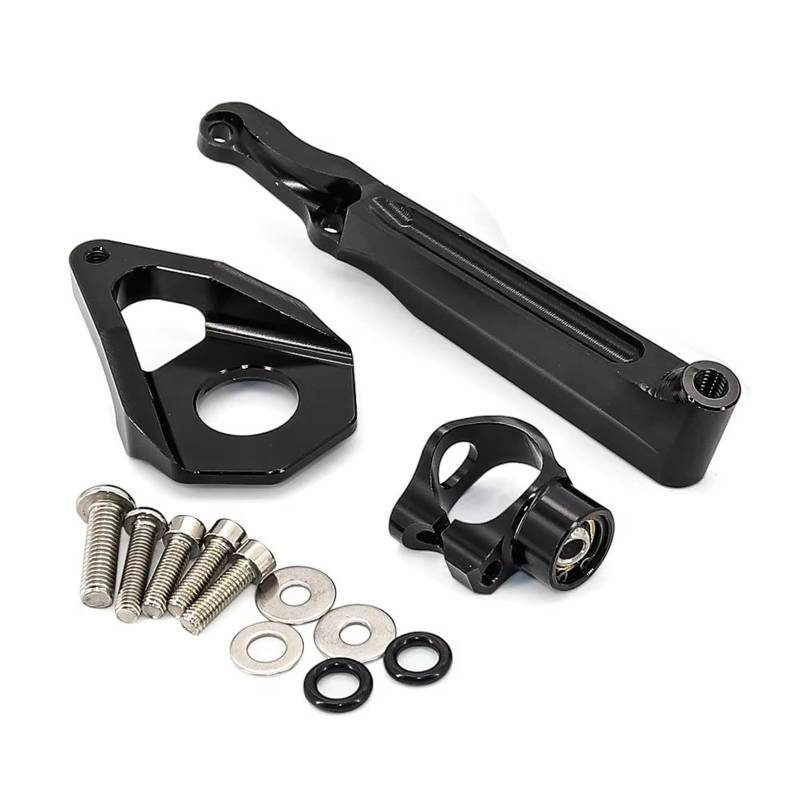 KRFDSV Lenkungsdämpfe Stabilizer Kompatibel Mit CBR600RR 2005-2006 Motorrad-Lenkungsdämpfer-Stabilisator Linear Reversed Control Bracket Moto Lenkungsdämpfer Stoßdämpfer(A) von KRFDSV