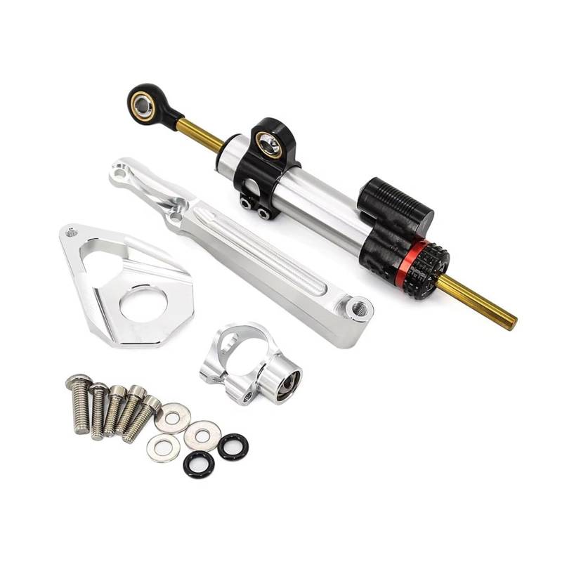 KRFDSV Lenkungsdämpfe Stabilizer Kompatibel Mit CBR600RR 2005-2006 Motorrad-Lenkungsdämpfer-Stabilisator Linear Reversed Control Bracket Moto Lenkungsdämpfer Stoßdämpfer(D) von KRFDSV