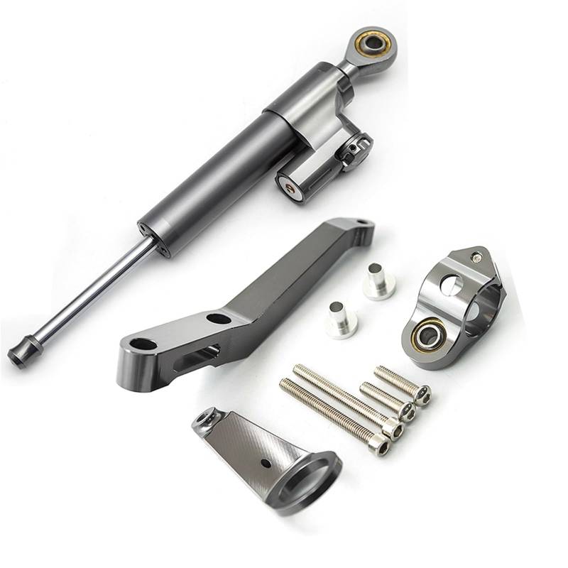 KRFDSV Lenkungsdämpfe Stabilizer Kompatibel Mit CBR954RR 2002-2003 Carbon Motorrad Lenkungsdämpfer Montagesatz Unterstützung Halterung Stabilisator Moto Lenkungsdämpfer Stoßdämpfer(E) von KRFDSV
