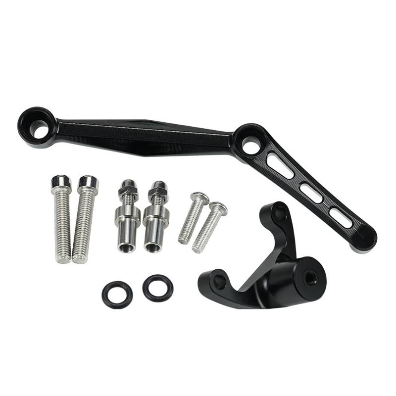 KRFDSV Lenkungsdämpfe Stabilizer Kompatibel Mit Ducati Für Monster 950 2021 2022 2023 Motorrad-Lenkungsdämpfer Moto-Lenkungsdämpfer Stoßdämpfer Motorrad-Absorber-Stabilisator(Black,A) von KRFDSV