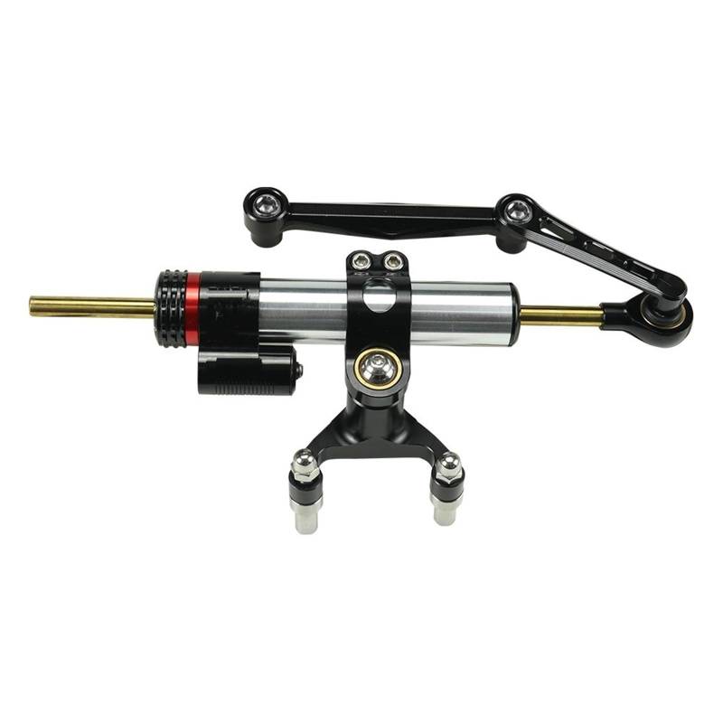 KRFDSV Lenkungsdämpfe Stabilizer Kompatibel Mit Ducati Für Monster 950 2021 2022 2023 Motorrad-Lenkungsdämpfer Moto-Lenkungsdämpfer Stoßdämpfer Motorrad-Absorber-Stabilisator(Black,B) von KRFDSV