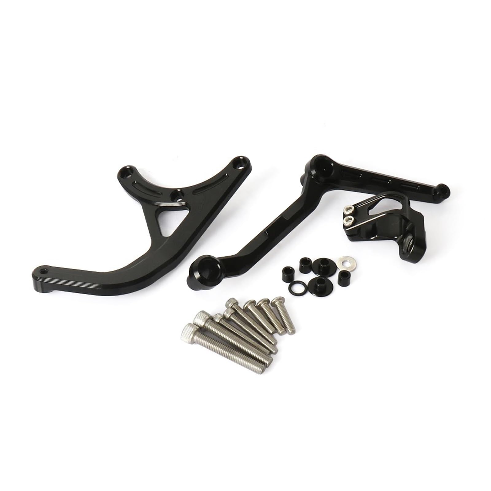 KRFDSV Lenkungsdämpfe Stabilizer Kompatibel Mit Ducati Für Multistrada V4 S 2021-2024 Motorrad-Lenkungsdämpfer Moto-Lenkungsdämpfer Stoßdämpfer Motorrad-Absorber-Stabilisator(Black,A) von KRFDSV