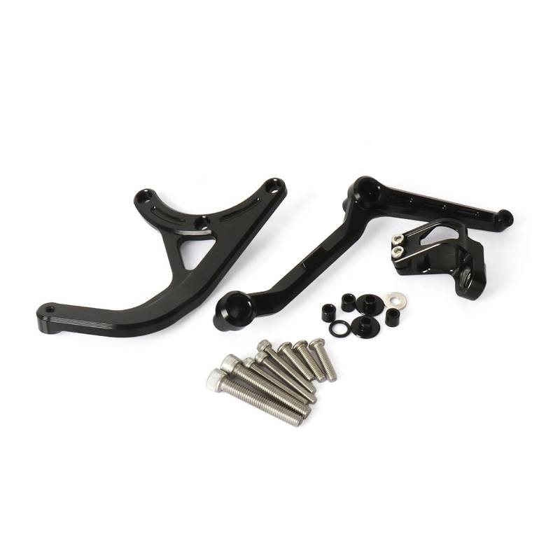 KRFDSV Lenkungsdämpfe Stabilizer Kompatibel Mit Ducati Für Multistrada V4 S 2021-2024 Motorrad-Lenkungsdämpfer Moto-Lenkungsdämpfer Stoßdämpfer Motorrad-Absorber-Stabilisator(Black,A) von KRFDSV