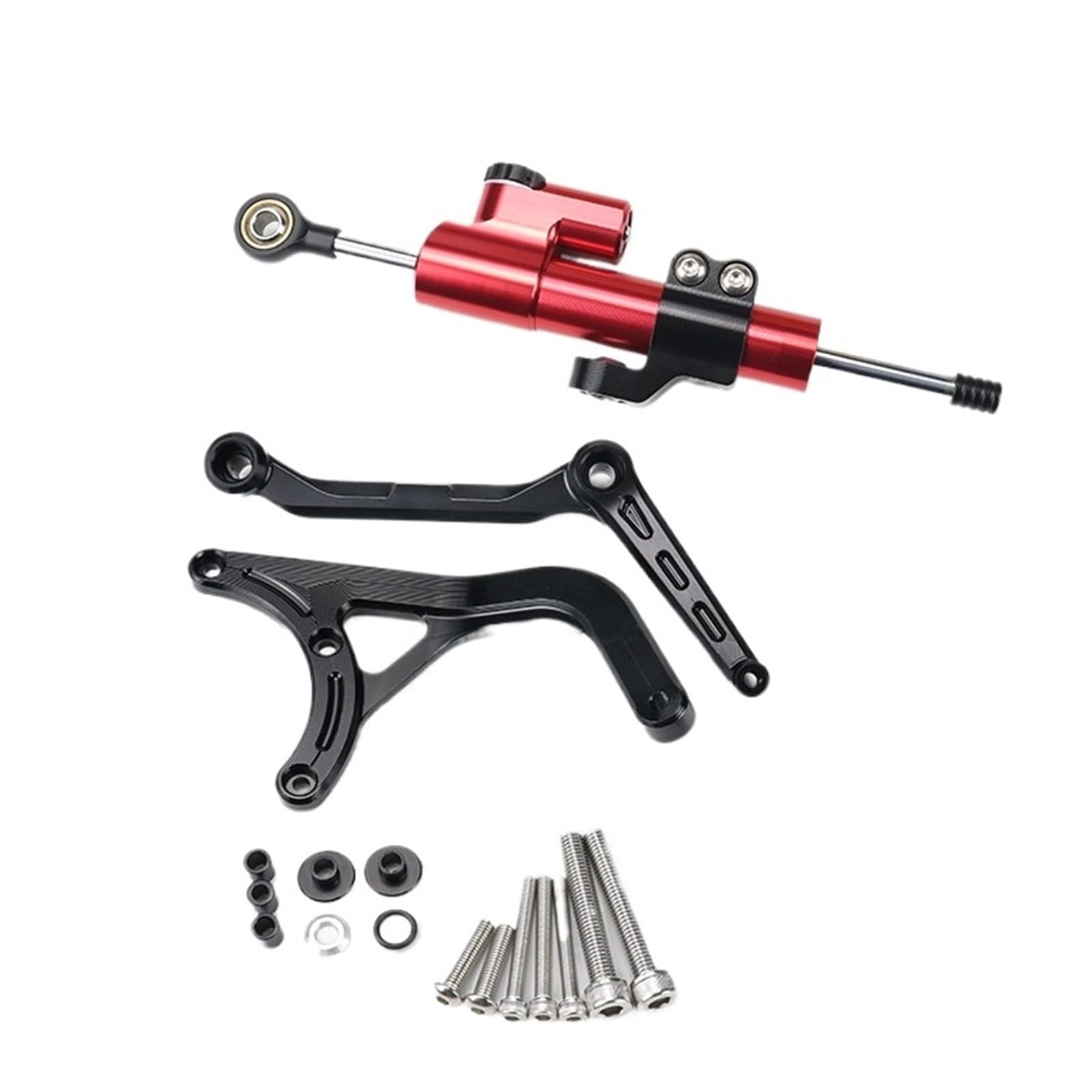 KRFDSV Lenkungsdämpfe Stabilizer Kompatibel Mit Ducati Für Multistrada V4S 2021 2022 Motorrad-Lenkungsdämpfer Moto-Lenkungsdämpfer Stoßdämpfer Motorrad-Absorber-Stabilisator(Black,D) von KRFDSV