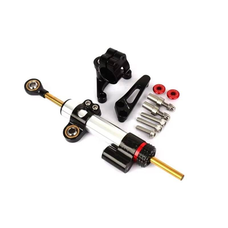 KRFDSV Lenkungsdämpfe Stabilizer Kompatibel Mit Ducati Für Supersport 950 2018 2019 2020 2021 Motorrad Lenkung Absorber Moto Dämpfer Schock Motorrad Absorber Stabilisator(Black,D) von KRFDSV