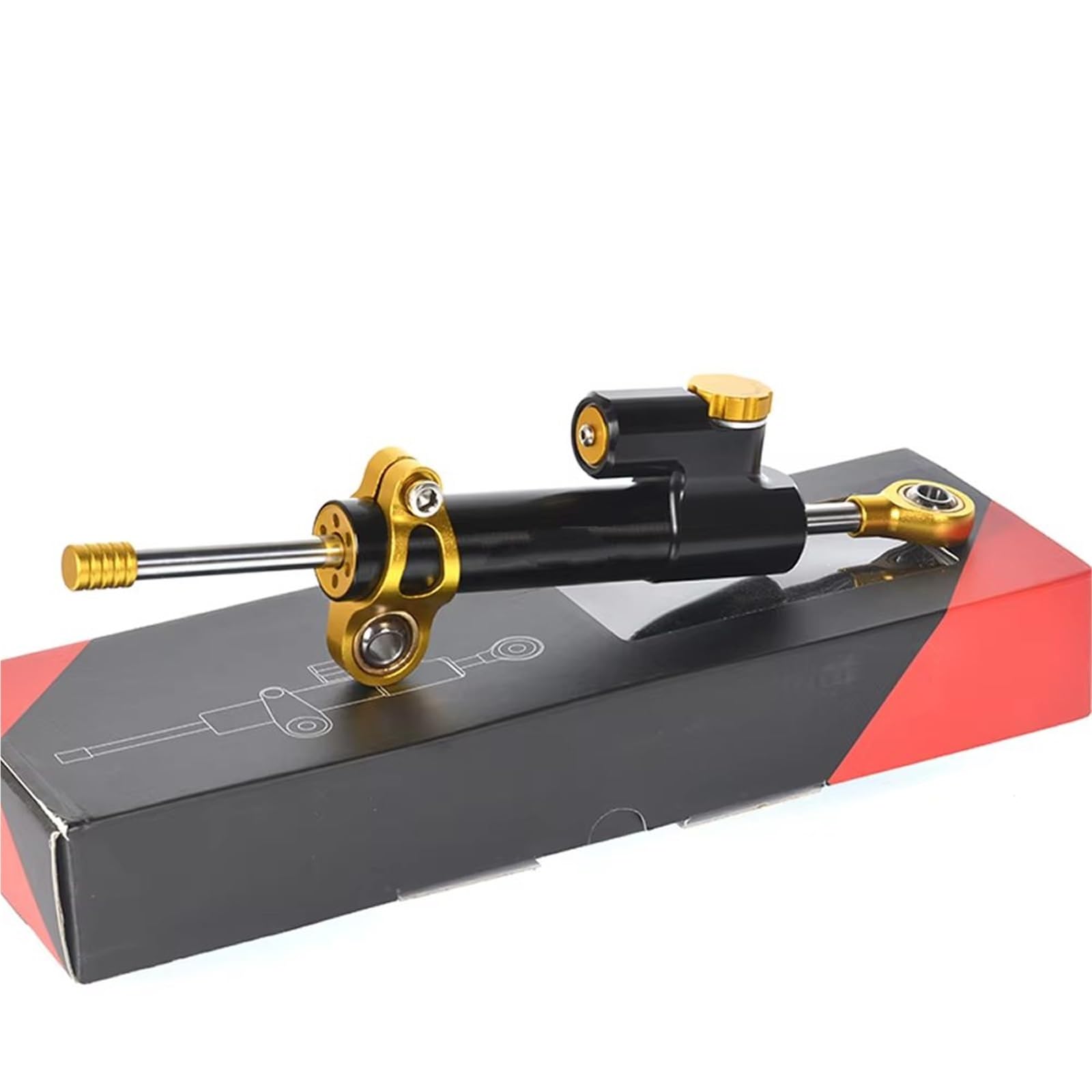KRFDSV Lenkungsdämpfe Stabilizer Kompatibel Mit F800S 2006-2014 Motorrad Einstellbare Lenkung Stabilisator Dämpfer Control Halterung Montieren Motorrad Lenkung Dämpfer Stoßdämpfer(A) von KRFDSV