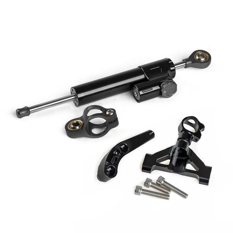 KRFDSV Lenkungsdämpfe Stabilizer Kompatibel Mit Für Ninja Für ZX-14 Für ZZR1400 2006-2019 Motorradstabilisator-Lenkungsdämpfer-Halterungssatz Moto-Zubehör(C) von KRFDSV