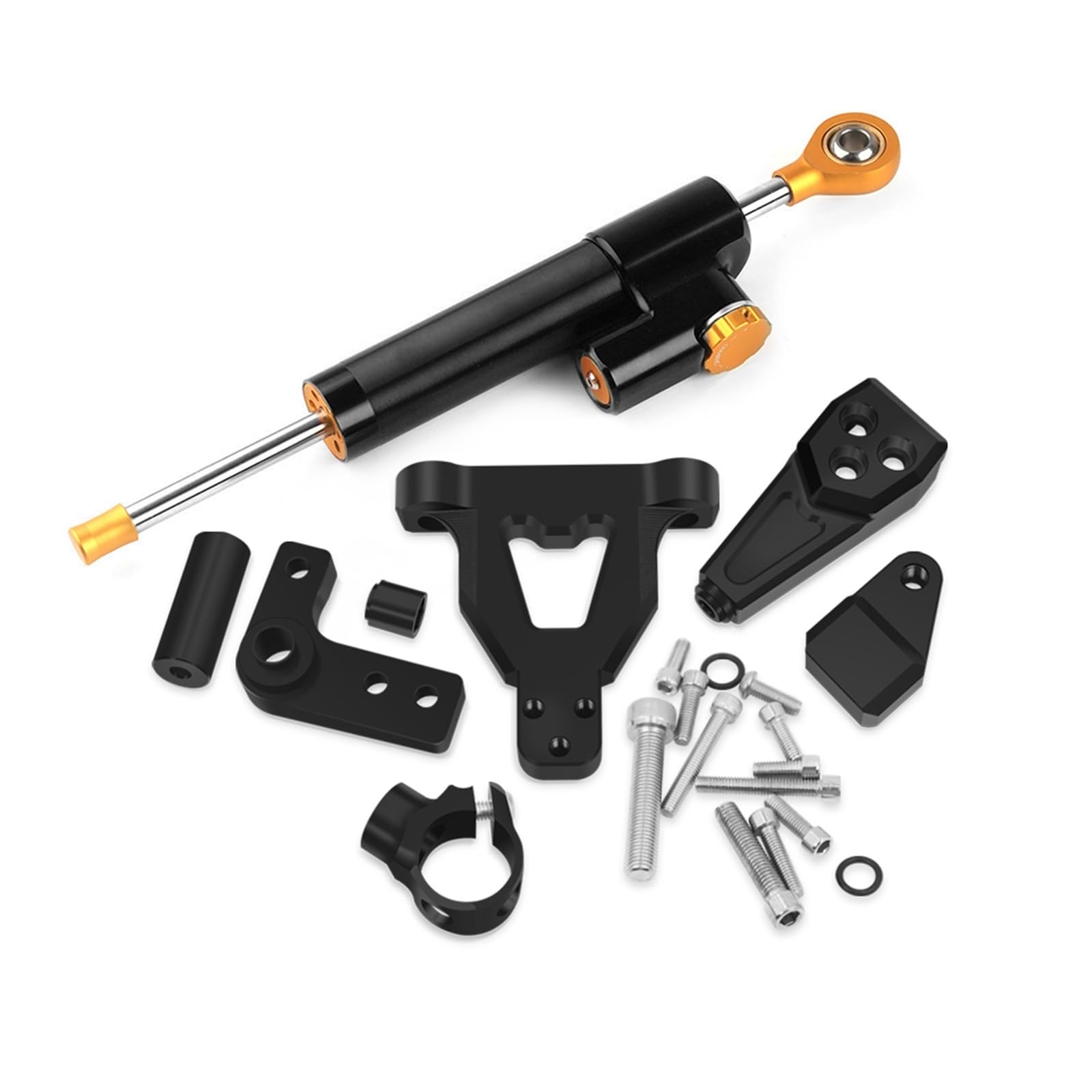 KRFDSV Lenkungsdämpfe Stabilizer Kompatibel Mit Für Ninja1000sx Für Z1000SX Richtungslenkungsdämpfer-Stabilisatorhalterung Unterstützung Montage Motorradzubehör(D) von KRFDSV