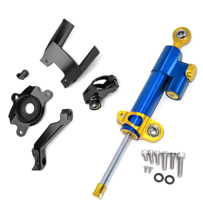 KRFDSV Lenkungsdämpfe Stabilizer Kompatibel Mit Für Z1000 2017-2018 Motorrad-Lenkungsdämpfer, Der Moto-Lenkungsdämpfer, Stoßdämpfer, Motorrad-Absorber-Stabilisator(H) von KRFDSV