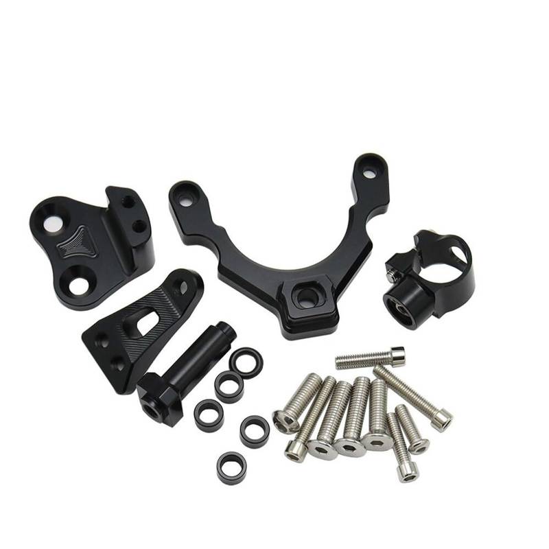 KRFDSV Lenkungsdämpfe Stabilizer Kompatibel Mit Für Z900 2017 2018 2019 2020 Motorrad CNC Lenkungsdämpfer Montagehalterung Kit Stoßdämpfer Stabilisator Lenker Balance(E) von KRFDSV