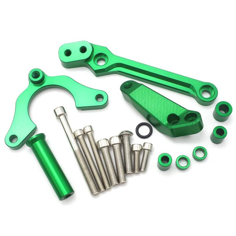 KRFDSV Lenkungsdämpfe Stabilizer Kompatibel Mit Für Z900 2017-2022 Stabilisieren Lenkungsdämpfer Halterung Motorrad Lenkungsstabilisator Dämpfer Montage(Green,A) von KRFDSV
