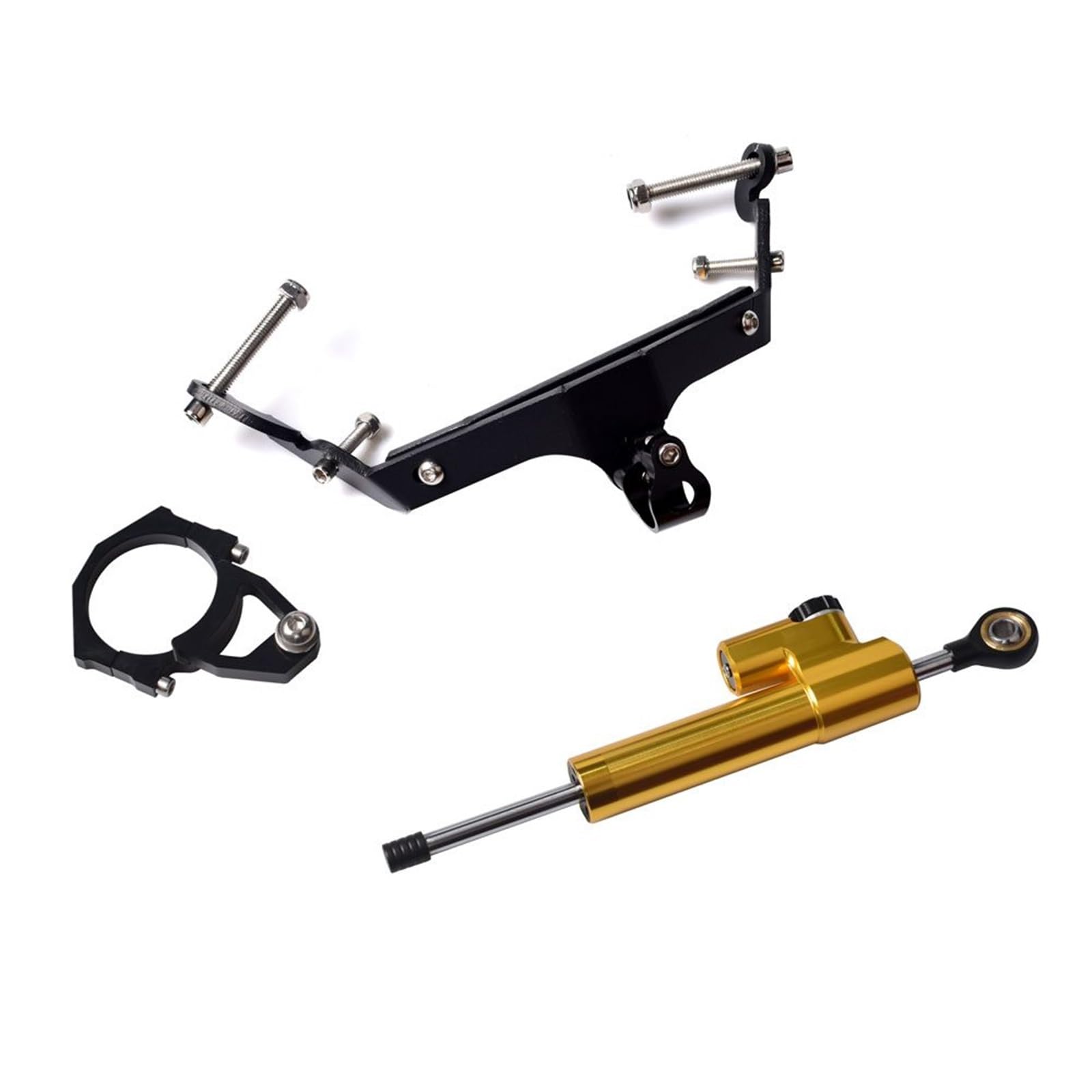 KRFDSV Lenkungsdämpfe Stabilizer Kompatibel Mit Für Z900RS 2018 2019 2020 2021 2022 Stabilize Control Motorrad Lenkungsdämpfer Halterung Stabilisator Zubehör(F) von KRFDSV