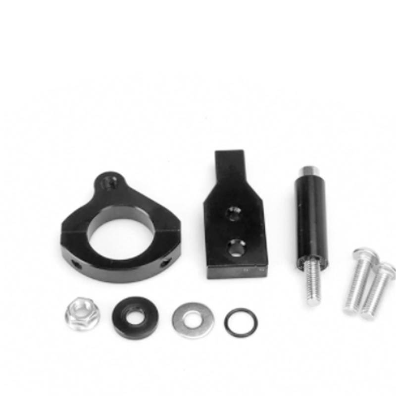 KRFDSV Lenkungsdämpfe Stabilizer Kompatibel Mit NSS350 2021 2022 2023 Motorrad-Lenkungsdämpfer Moto-Lenkungsdämpfer Stoßdämpfer Motorrad-Absorber-Stabilisator-Zubehör(Black,A) von KRFDSV