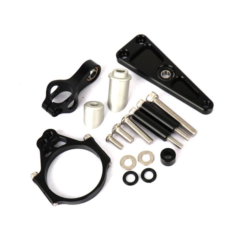 KRFDSV Lenkungsdämpfe Stabilizer Kompatibel Mit NSS750 2021 2022 2023 Motorrad-Lenkungsdämpfer Moto-Lenkungsdämpfer Stoßdämpfer Motorrad-Absorber-Stabilisator-Zubehör(Black,A) von KRFDSV